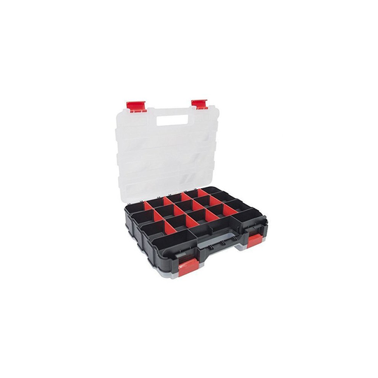 34 Section Double Sided Storage Box - Organiser Compartment Case Tool - double sided storage box 34 organiser compartment case tool section