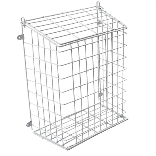 Kabalo Extra Large Letter Box Door Cage Post Catcher Pet Dog Guard Mail Basket White