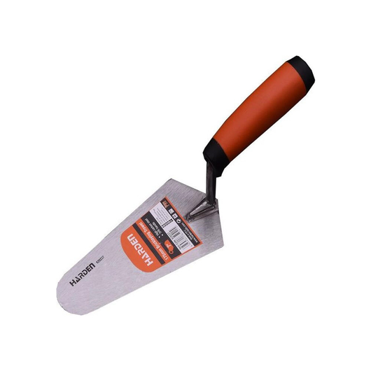 HARDEN 620238 gauging bricklaying trowel 200mm, 8", carbon steel, soft grip