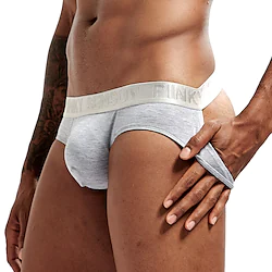 Men's Sport Briefs Running Brief Bottoms Athletic Athleisure Winter Modal Breathable Quick Dry Moisture Wicking Fitness Gym Workout Running Sportswear Activewear White Black Grey / Stretchy Lightinthebox