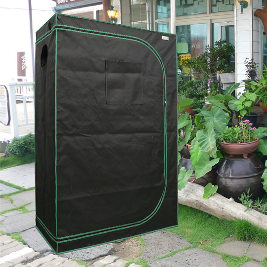 (120*60*180cm) Grow Tent Bud Dark Green Hydroponics Room Box Mylar Silver