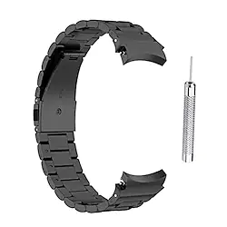 compatible with samsung galaxy watch4 40mm/44mm galaxy watch 4 classic 46mm/42mm,metal stainless steel adjustable strap bracelet replacement bands with removal tool Lightinthebox