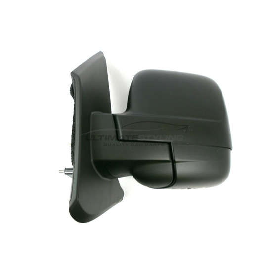 Renault Trafic Van 8/2014-> Electric Wing Door Mirror Black Passenger Side N/S