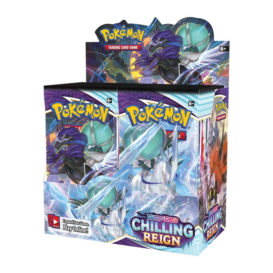 36pc Pokemon TCG: Sword & Shield 6 Chilling Reign Booster Box