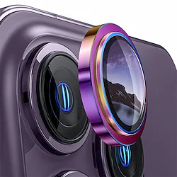 For IPhone 14 Pro/iPhone 14 Pro Max Camera Lens Protector Keep Lens Original Design Anti-Scratch 9H Tempered Glass Camera Cover Screen Protector Metal Ring Accessories Lightinthebox