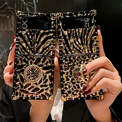 Phone Case For Samsung Galaxy Flip Z Flip 4 Z Flip 3 Bumper Frame Flip Full Body Protective Graphic TPU Lightinthebox