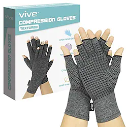 Arthritis Gloves with Grips Men Women Textured Fingerless Compression Open Finger Hand Gloves for Rheumatoid and Osteoarthritis Arthritic Joint Pain Relief Lightinthebox