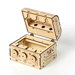 3D Wooden Puzzles DIY Model Password Storage Box Puzzle Toy Gift for Adults and Teens Christmas/Birthday Gift Lightinthebox