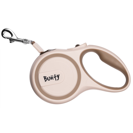 (5M, Grey) Bunty Retractable Extending Lead Leash Soft Grip Long Reach Clip 5m 3m Tape 30k