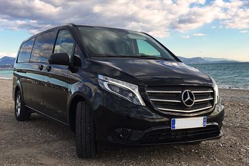 Arrival Priate Transfer Avignon Airport AVN to Avignon City by Luxury Van