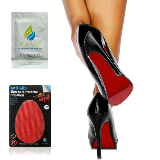 Non Slip Sole Protector Grip Pads for Christian Louboutins Red Bottoms Designer Shoes 6X Red