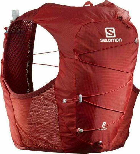 Salomon Active Skin 8 Set Goji Berry/Red Chili M