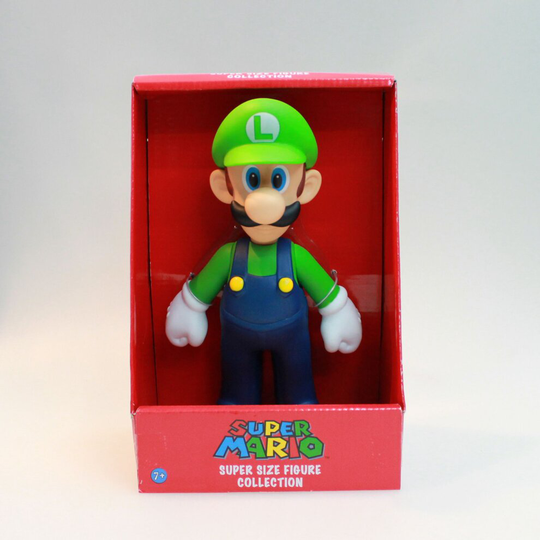 (Green Luigi) 9" High quality Super Mario Bros Action Figures Toys Big Size With Retail Box