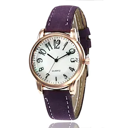 Quartz Watches for Women's Analog Quartz Stylish Casual Fashion Movement Easy to Read Arabic Numerals Dial Clock Lightinthebox