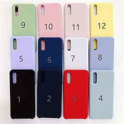 Phone Case For Huawei Back Cover Huawei P20 Huawei P20 Pro Huawei P20 lite Huawei Mate 20 lite Frosted Solid Color Soft TPU Lightinthebox