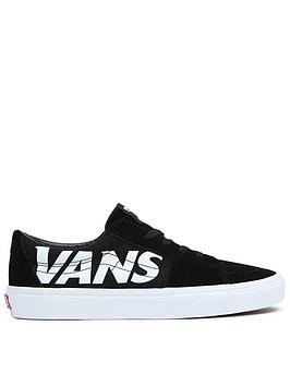 Vans Ua Sk8-low, Black/White, Size 6, Men