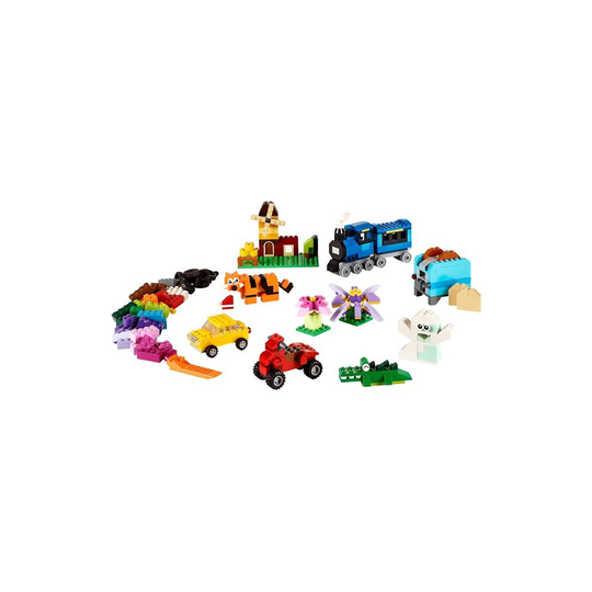 LEGO 10696 Classic Medium Creative Brick Box, Easy Kids Toy Storage, Building Set for 4 Years Old with Wheels & Windows