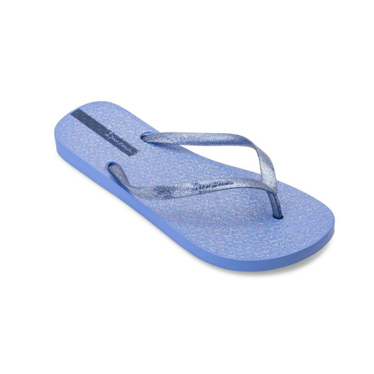 (Blue, 7) New Glitter Classic Fine Strap Ipanema Women Flip Flops Sandals