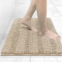 Luxury Chenille Bath Rug, Extra Soft and Absorbent Shaggy Bathroom Mat Rugs, Machine Washable, Non-Slip Plush Carpet Runner for Tub, Shower, and Bath Room Lightinthebox