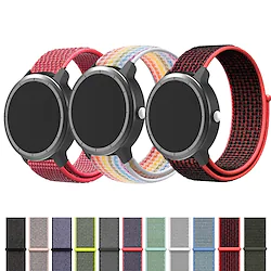 1 pcs Smart Watch Band for Garmin Forerunner 55 245 645 Music Forerunner 255 / Vivoactive 4 / Venu 2 Nylon Smartwatch Strap Breathable Quick Release Sport Band Replacement Wristband Lightinthebox