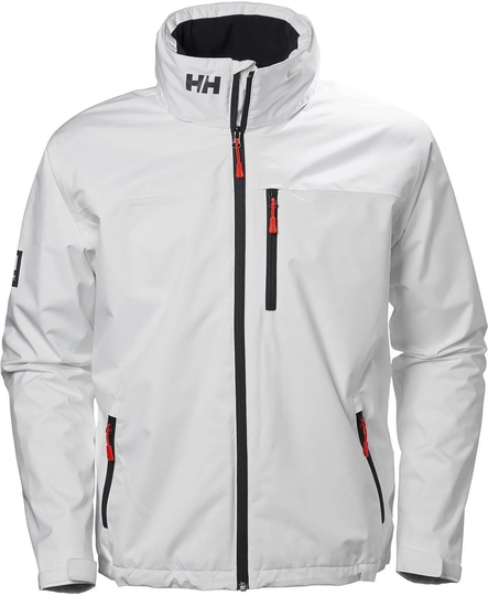 Helly Hansen Men's Crew Hooded Midlayer Sailing Jacket Sailing Jacket White S