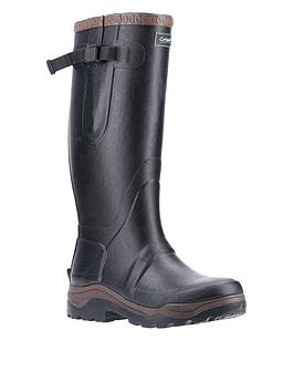 Cotswold Compass Wellie - Black, Black, Size 11, Men