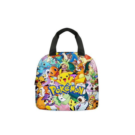 (Pattern 04) Pikachu Lunch Bag Picnic School Outdoor Lunchbox