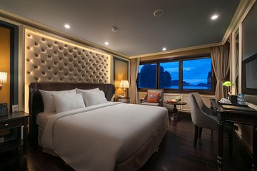 Luxury Bai Tu Long Bay Overnight Cruise From Hanoi With Limousine Transfer