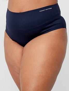 Tommy Hilfiger Curve High Waist Bikini Bottoms - Navy, Navy, Size 2Xl, Women