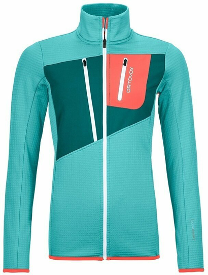 Ortovox Outdoor Jacket Fleece Grid Jacket W Ice Waterfall XS