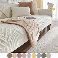 Sofa Seat Pad Cover Sofa Seat Slipcover for Sectional Couch Armchair Loveseat 4 or 3 seater L shape Protector for Kids,Pet,Cats(Not Sold By A Set) Lightinthebox