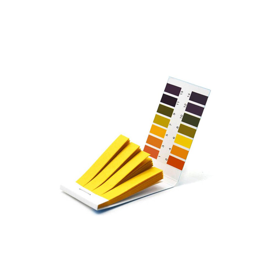 Outdoor Garden Decor Litmus Ph Test Strips Universal Application 80Pcs / Box- Yellow