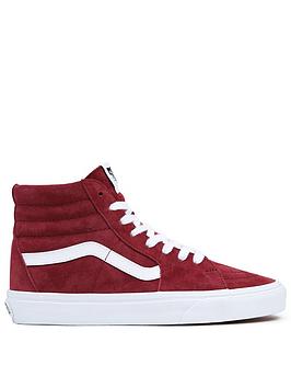 Vans UA Sk8-Hi - Red, Red, Size 3, Women