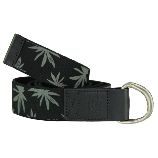 Vans Off The Wall New Port D-Ring Palm Print Mens Black Belt VXXGEOP