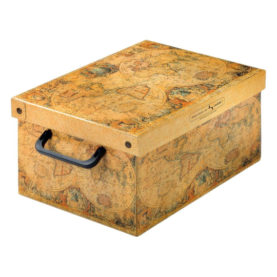Kanguru "BAULINO Marco Polo Decorative Storage Box with Handles, Multi-Colour