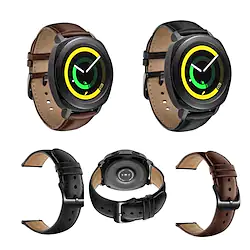 Watch Band for Gear Sport Gear S2 Classic Huawei Watch 2 Samsung Galaxy Classic Buckle Genuine Leather Wrist Strap Lightinthebox