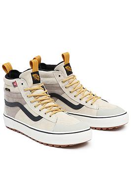 Vans UA SK8-Hi MTE-2 - Beige/Black, Beige/Black, Size 6, Men