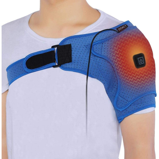 Heated Shoulder Support Brace USB Adjustable Heating Shoulder Pad Wrap