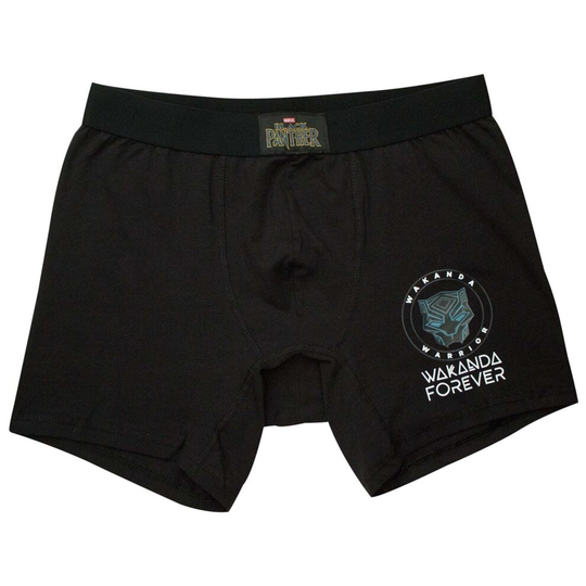 (Black) Black Panther Wakanka Forever Men's Underwear Boxer Briefs