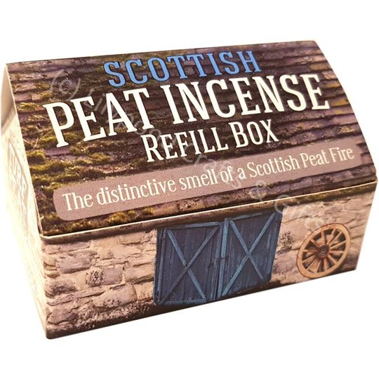 Scottish Peat Incense Refill Box for Cottage/Burner by The Turf Peat Incense Company