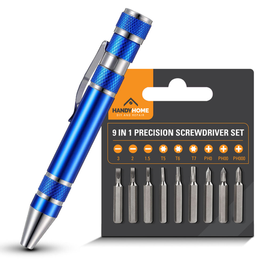 9-in-1 Mini Screwdriver Set for Glasses Tightening, Computer