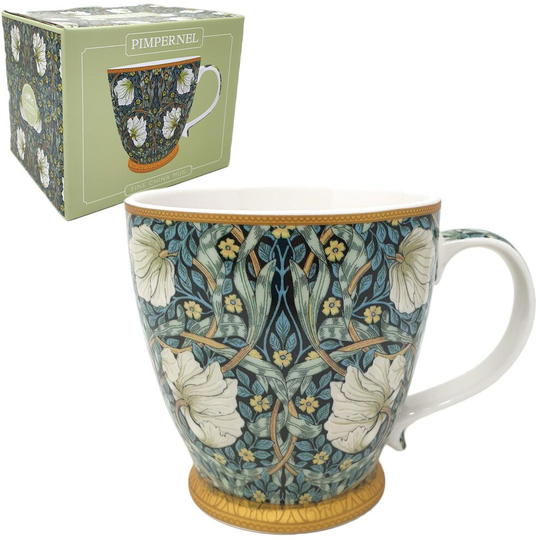 Fine China Large Breakfast Mug - William Morris Pimpernel