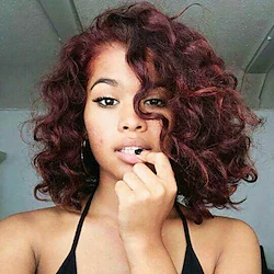 Crochet Hair Braids Deep Wave Box Braids Ombre Burgundy Natural Black Synthetic Hair 12-14 inch Medium Length Braiding Hair 1pc / pack / Daily Wear Lightinthebox