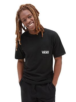 Vans Off The Wall Classic Back Short Sleeve T-Shirt - Black, Black/White/Blue, Size Xs, Men