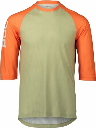 POC MTB Pure 3/4 Jersey Prehnite Green/Zink Orange M