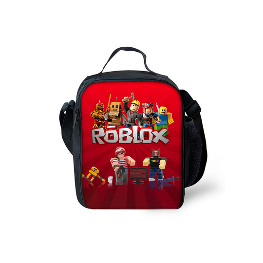 (Pattern 03) Roblox Lunch Bags Thermal Insulated Cooler School