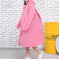 Men's Women's Rain Poncho Waterproof Hiking 3-in-1 Jacket Rain Jacket Winter Summer Outdoor Solid Color Waterproof Windproof Quick Dry Lightweight Raincoat Poncho Top Fishing Climbing Running Lightinthebox