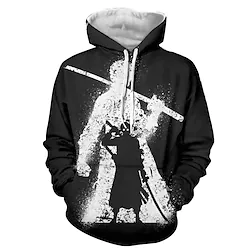 Inspired by One Piece Roronoa Zoro Hoodie Cartoon Manga Anime Harajuku Graphic Kawaii Hoodie For Men's Women's Unisex Adults' 3D Print 100% Polyester Lightinthebox