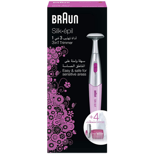 Braun Silk-épil FG1100 Bikini Styler with 4 Extras, White