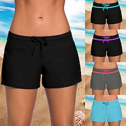 Women's Swim Trunks Swim Shorts Breathable Bottoms Swimming Beach Water Sports Patchwork Summer Lightinthebox